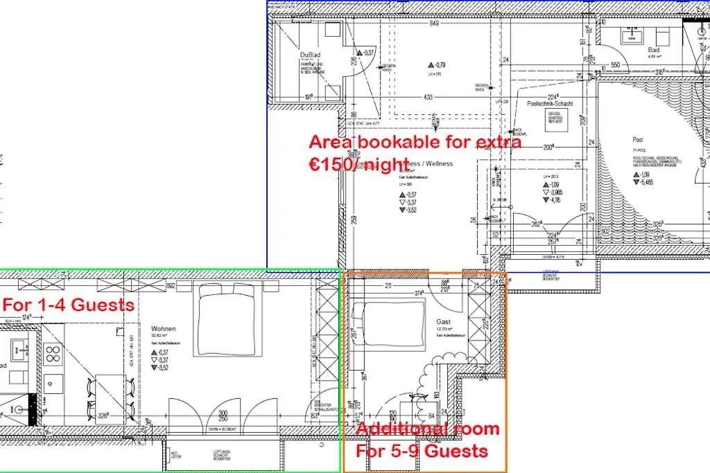 Apartment Ug Neubau City Wohnung - Pool, Gym, Zweites Bad Extra Buchbar Munich